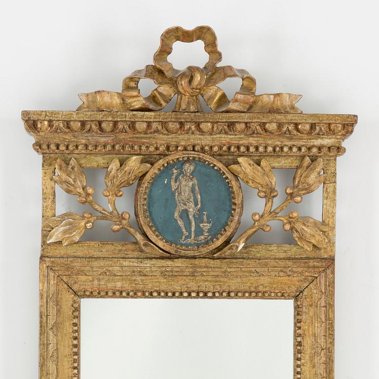 SPEGELLAMPETT, sengustaviansk, omkring år 1800.