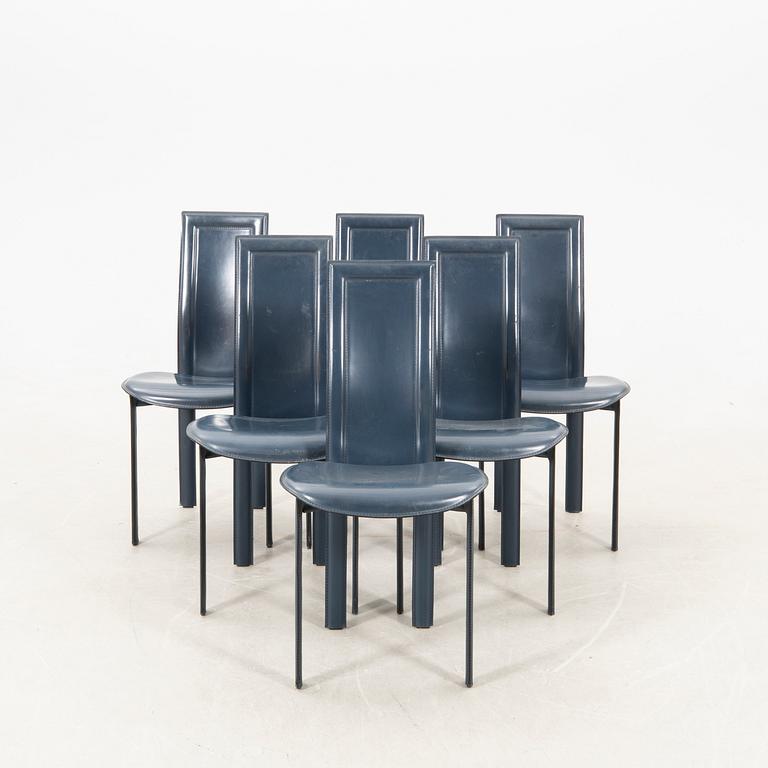 Giorgio Cattelan, chairs, 6 pieces, Italy, 1980s.