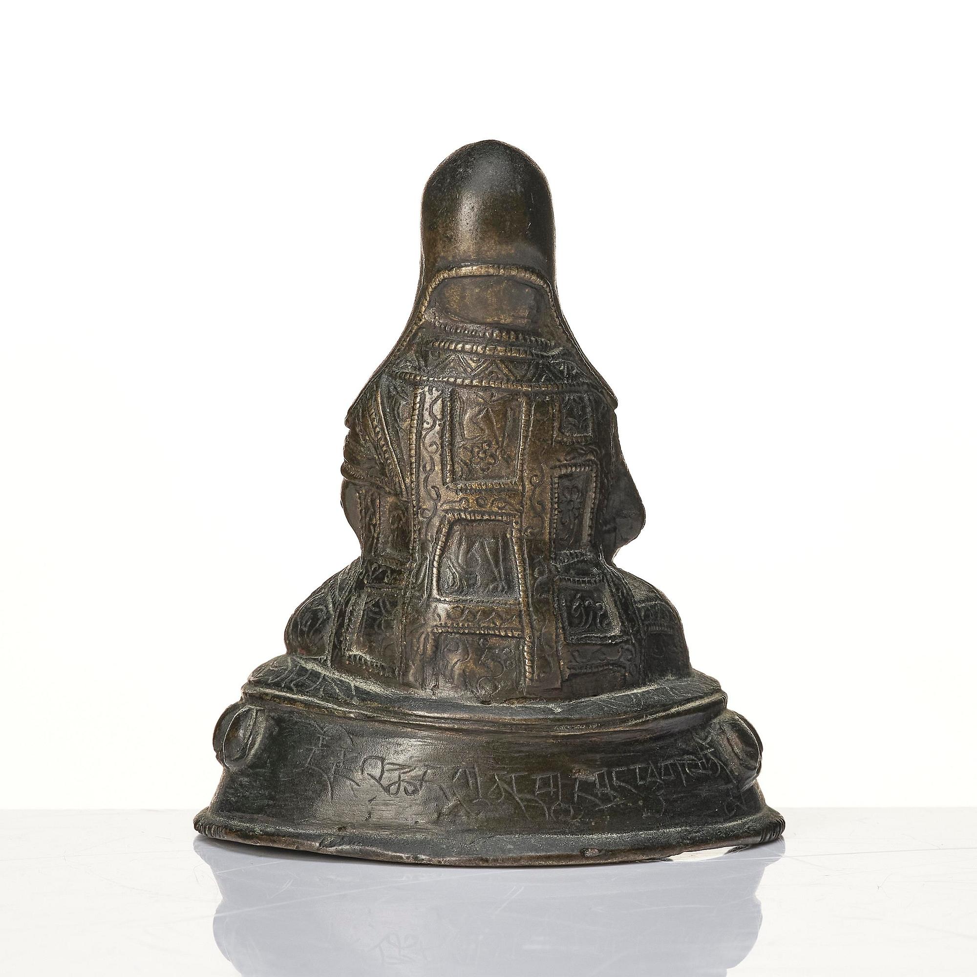 Lama, brons. Tibet, 17/1800-tal.