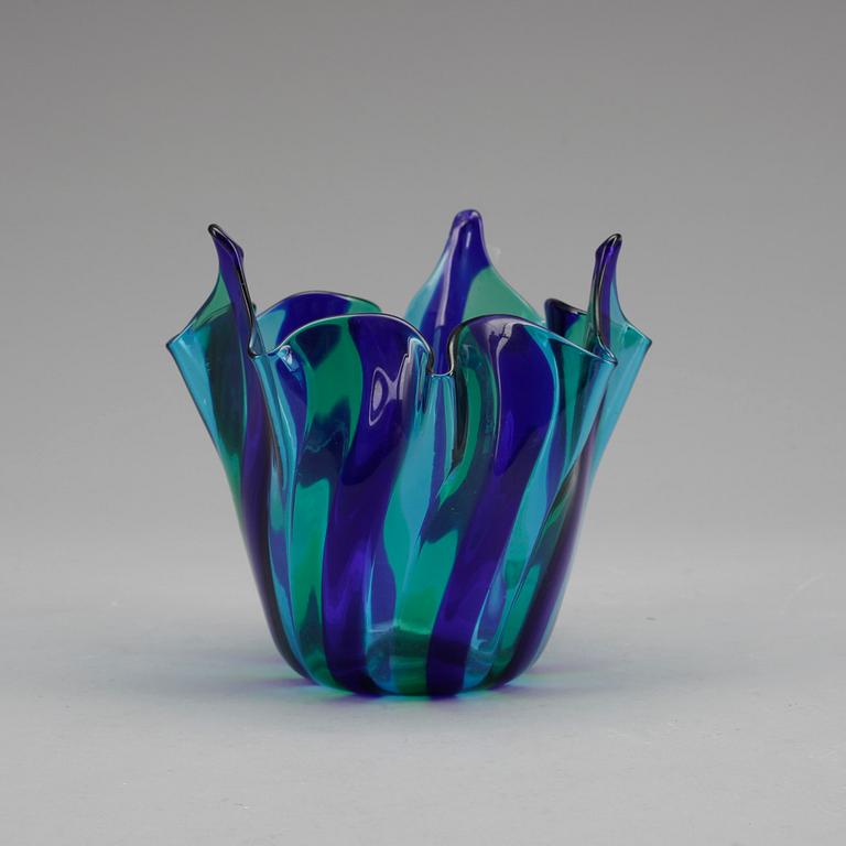 NÄSDUKSSKÅL, glas, Vetreria Aureliano Toso, Murano, Italien trol 1940-50-tal.