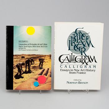 BOOKS, 12 pcs, on contemporary art and theory.