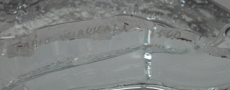 SKÅL, glas, "Lompolo" sign. Tapio Wirkkala 3560, Iittala 1900-talets slut.