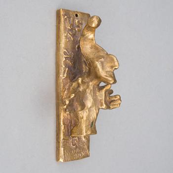 BROR MARKLUND, väggskulptur, brons, signerad, numrerad 11/60.