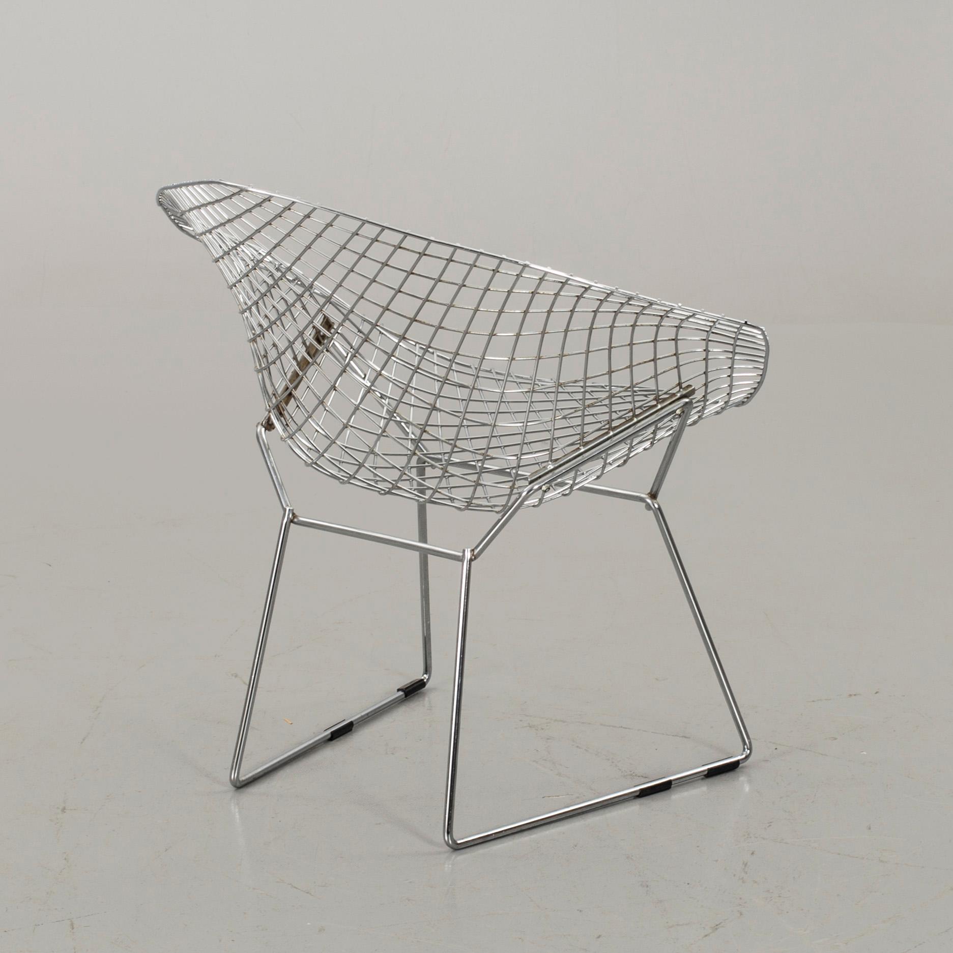 HARRY BERTOIA, fåtölj "Diamond chair", 1900-talets senare del.