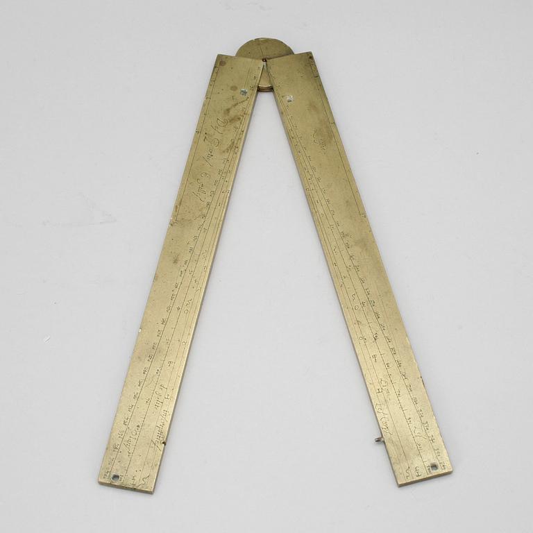 MÄTINSTRUMENT samt 3 VÅGAR, 17/1800-tal.