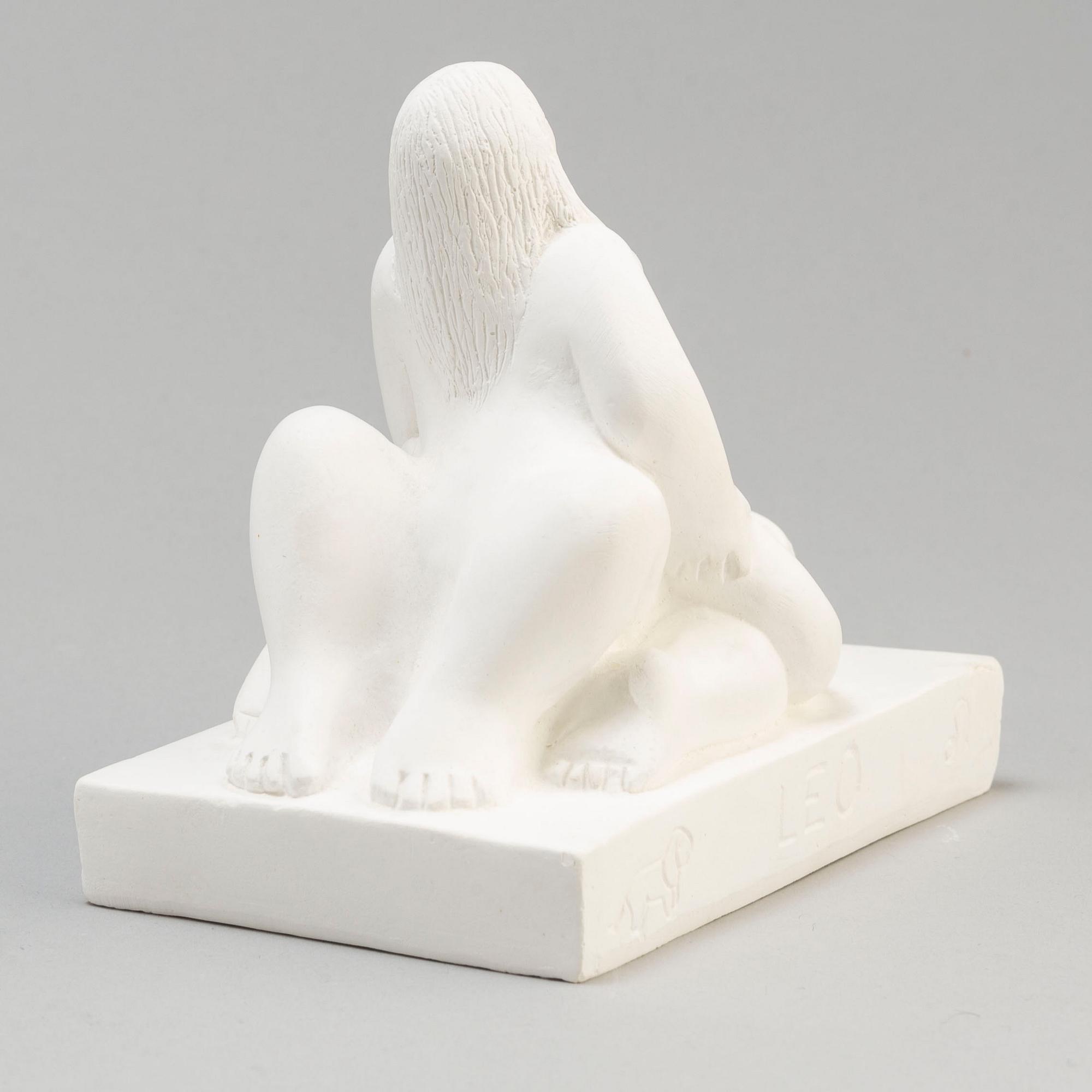 TOM OTTERMAN, a plaster sculpture 'LEO' from 'The Zodiac Love Series' 1982.
