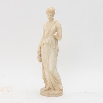 An alabaster sculpture, 20th Century.