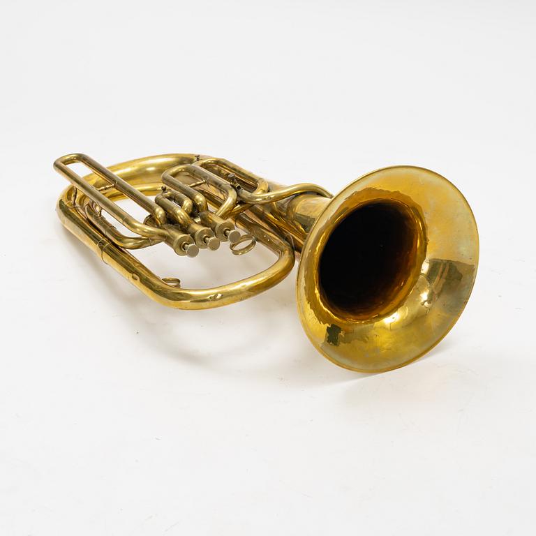 A Baritone horn, Sandner & Leistner, 20th Century.