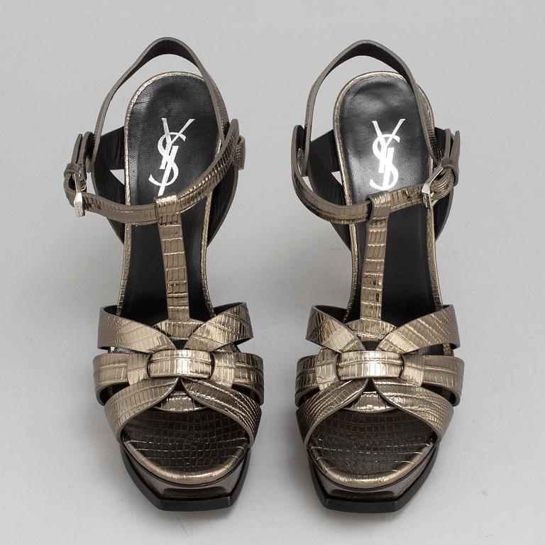 YVES SAINT LAURENT, skor, "Tribute sandal", storlek 38 1/2.