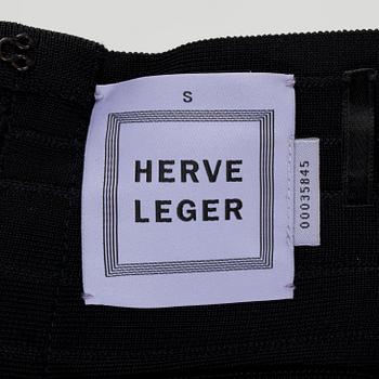 HERVE LEGER, a black dress. Size S.