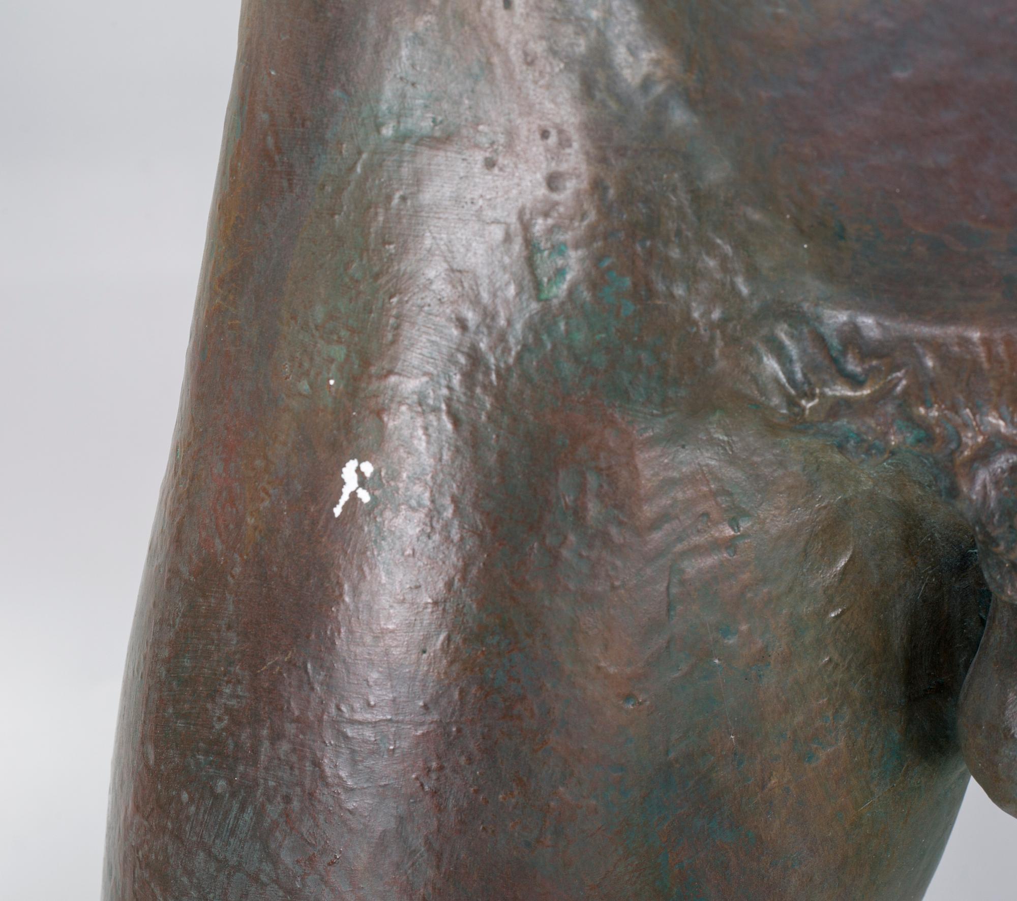 A plaster sculpture, Poseidon of Artemisium or Zeus of Artemisium, second half of the 20th century.