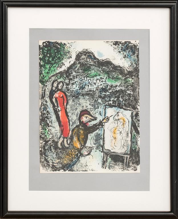 MARC CHAGALL, lithographe in colours.