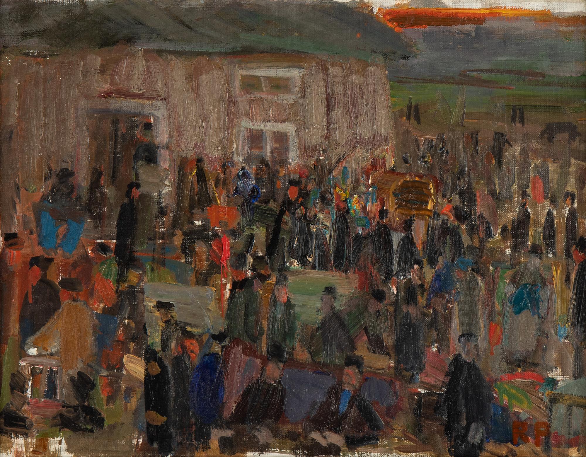 Ragnar Person, oil on canvas, signed RP.