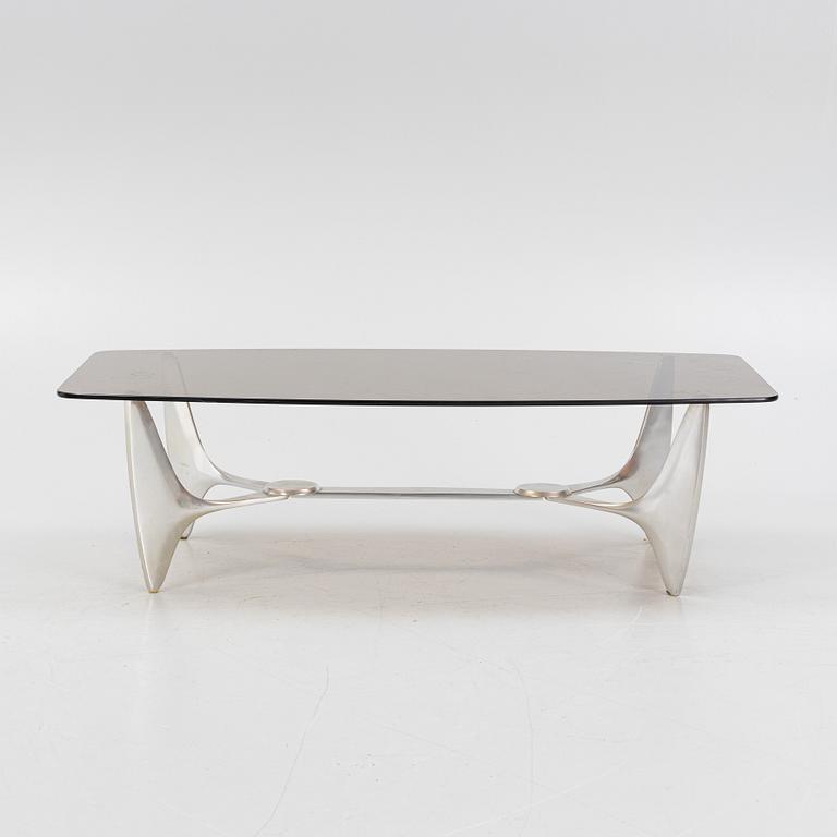 Knut Hesterberg, a glass coffee table, 1960's.