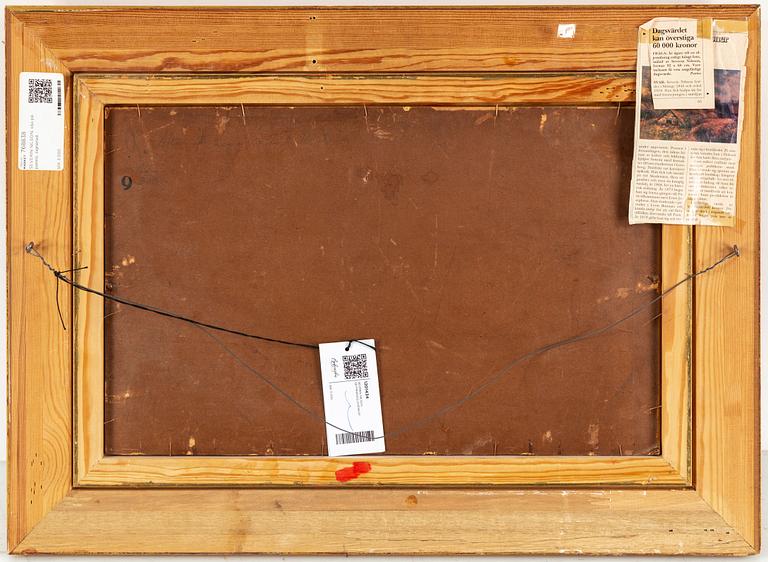 SEVERIN NILSON, oil on canvas/paper-panel, signerad.