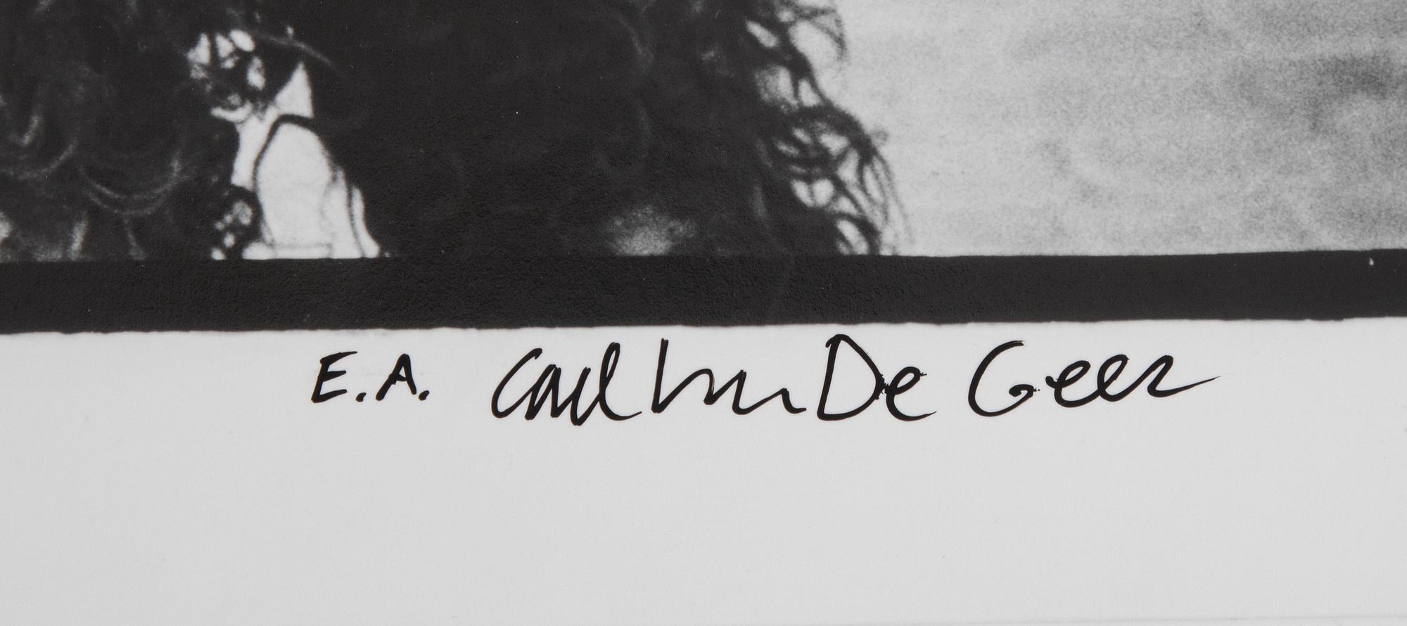 Carl Johan De Geer, "Självporträtt-Tårtan-1972".