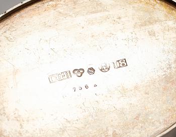 KAFFEKANNA, silver, CG Hallberg, Stockholm 1935. Vikt ca 428 g.