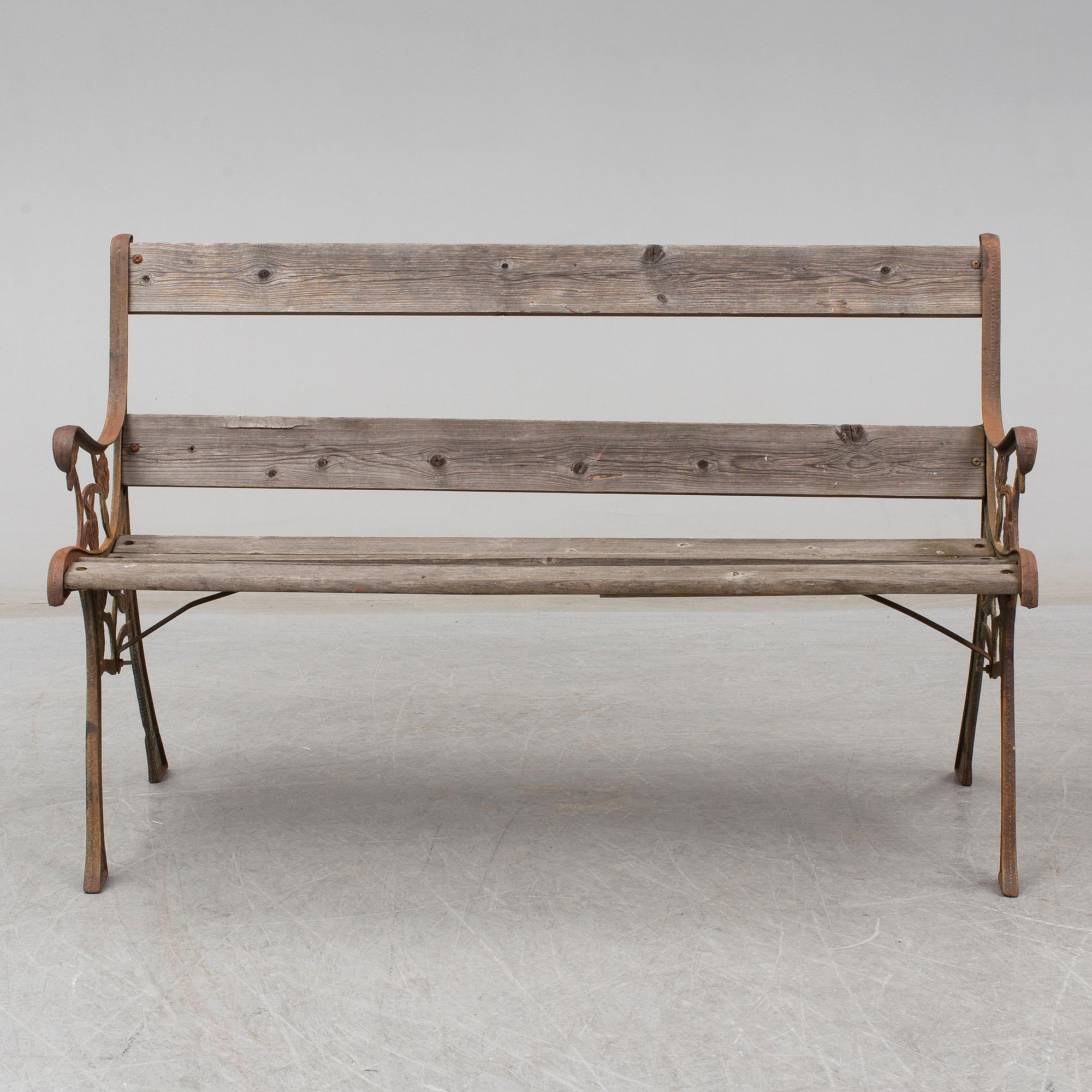 A 20th century garden sofa.