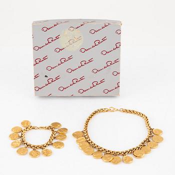 Oscar de la Renta, enligt uppgift. Halsband och armband.
