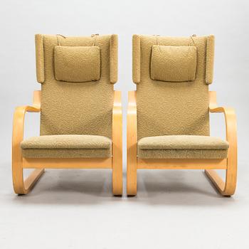 ALVAR AALTO, a pair of mid-20th-century '36/401' for Artek.