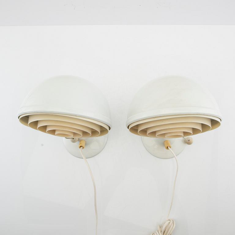 Knud Christensen wall lamps, a pair for Elit Denmark, latter part of the 20th century.