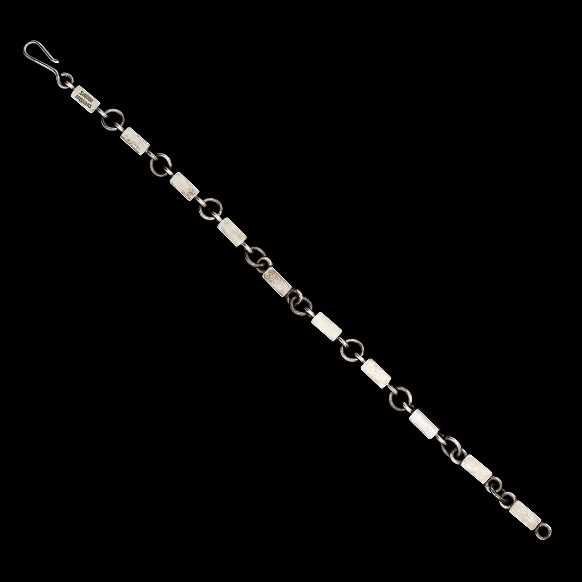 ARMLÄNK, sterlingsilver, Wiwen Nilsson, Lund, 1961. Vikt 19,1 g.