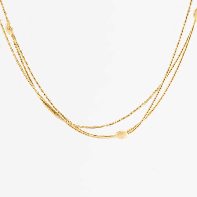 18K Gold Necklace.