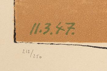 Pablo Picasso, "Composition en Trois Couleurs", from "Dans l'Atelier de Picasso".