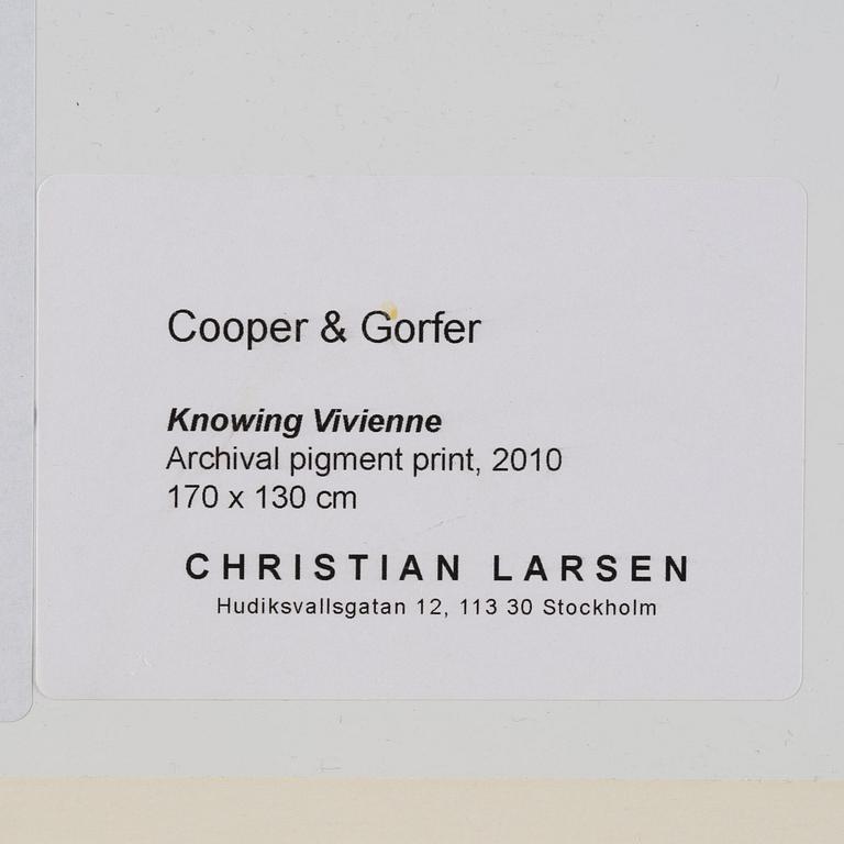 Cooper & Gorfer, "Knowing Vivienne", 2010.