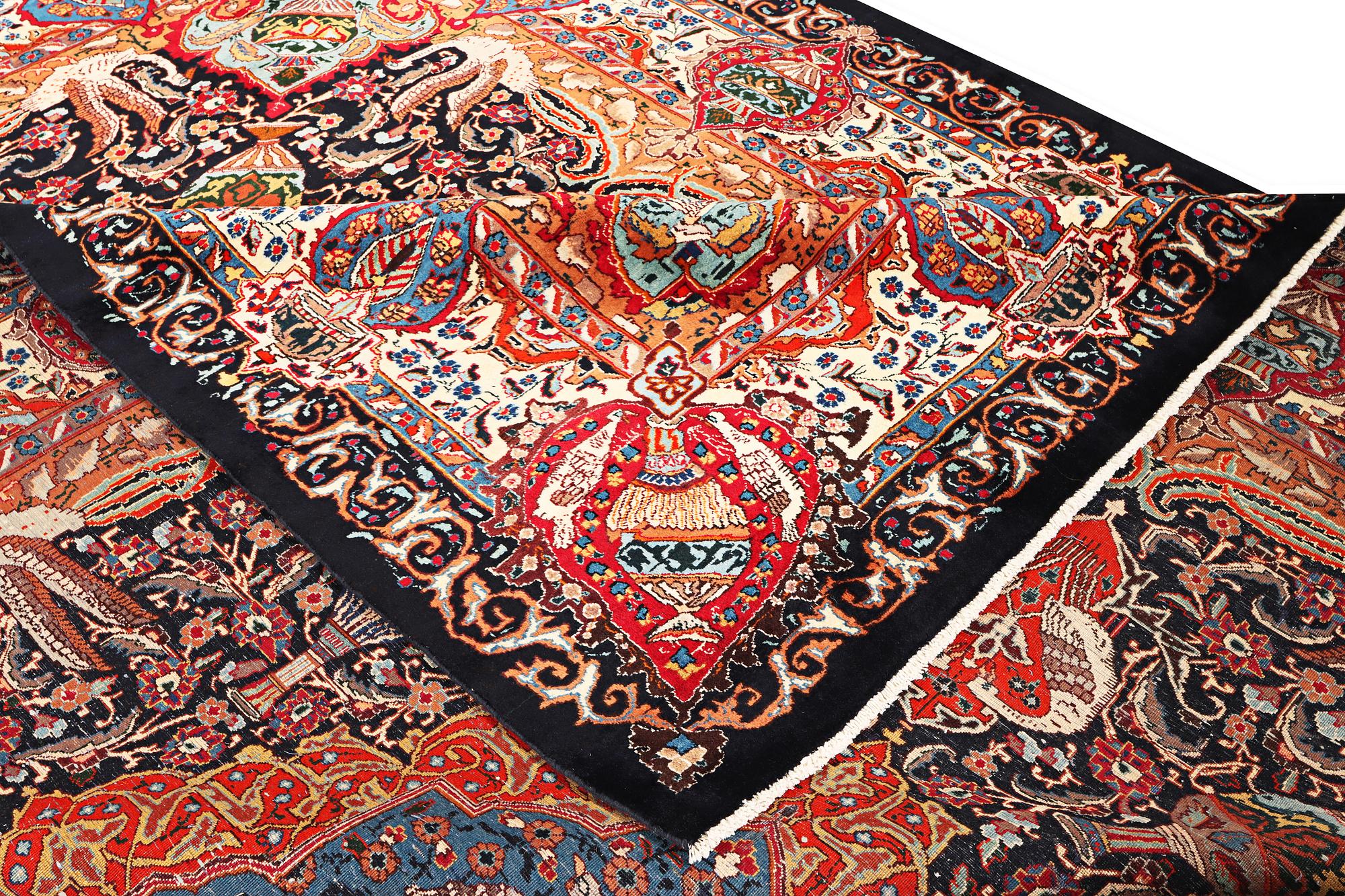 A Kashmir carpet, a. 390 x 305 cm.