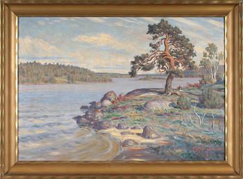 OTTO JANSSON, olja på duk, signerad.
