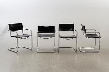 A Set of six armchairs later part of the 20th century.