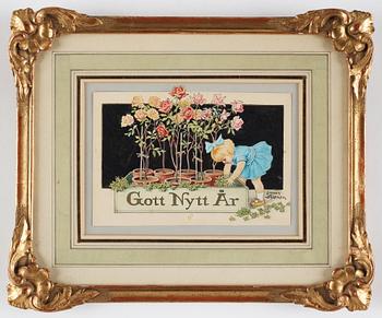 Jenny Nyström, "Gott Nytt År" (Happy New Year).