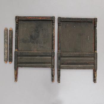 SOFFGAVLAR, 2 st, gustavianska, 1700-talets slut.