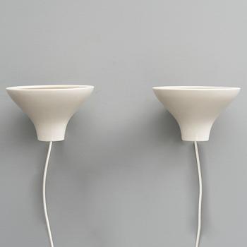 JUKKA KORPIHETE, vägglampor, ett par, tillverkare Byrolights, 2006.