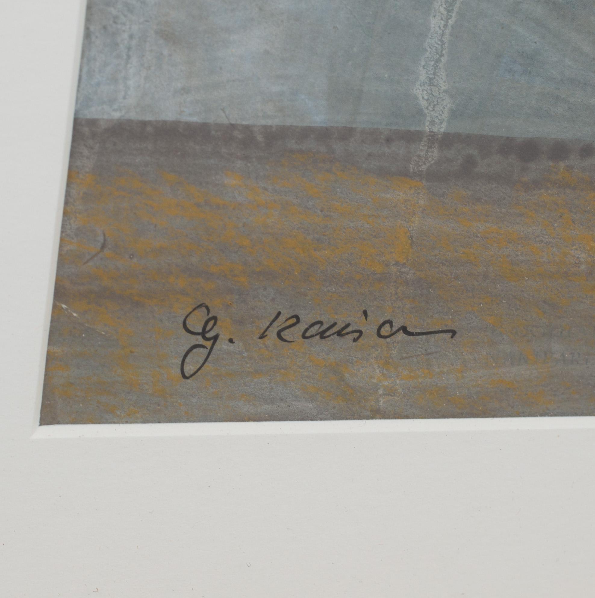 GÜNTER KAISER, akvareller 2 st, signerade.