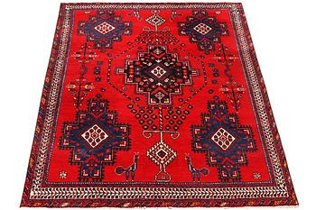 An Afshar rug, a. 225 x 155 cm.