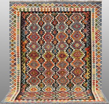 Rug, Kilim, approx. 249 x 164 cm.