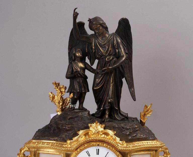 BORDSPENDYL, Caudron, Paris. 1800-talets andra hälft.