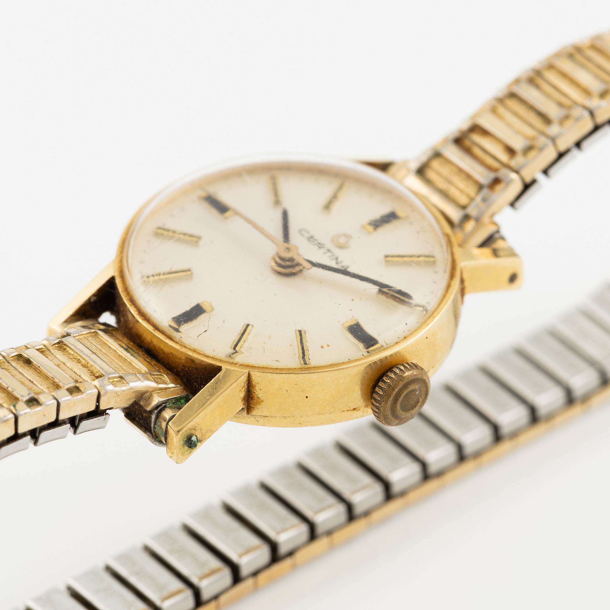 Certina, armbandsur, 21 mm.