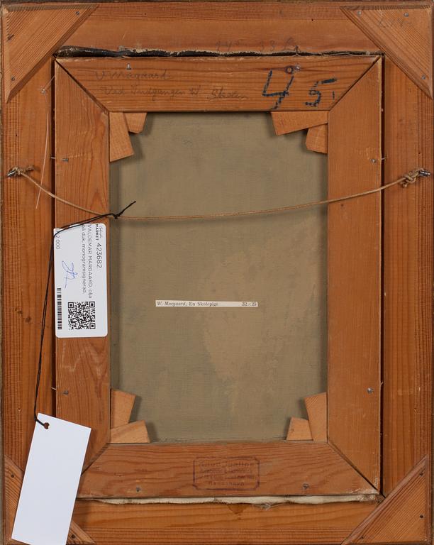 VALDEMAR MAGAARD, olja på duk, monogramsignerad.