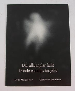 STRÖMHOLM, CHRISTER, foton/illustrationer, 25 st, till "Där alla änglar fallit" av Lena Måndotter.