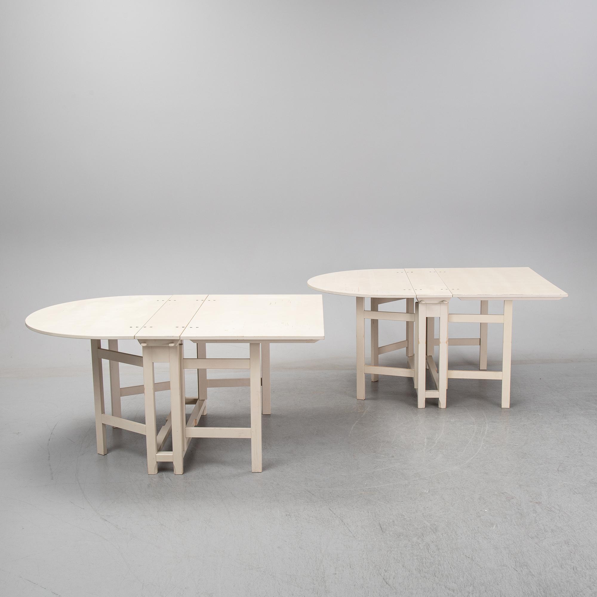 A 1990's pair of gate leg tables from IKEA.