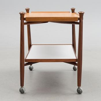 A 1960s 'Tarja' tea trolley for Oy Stockmann Ab, Keravan puusepäntehdas, Finland.