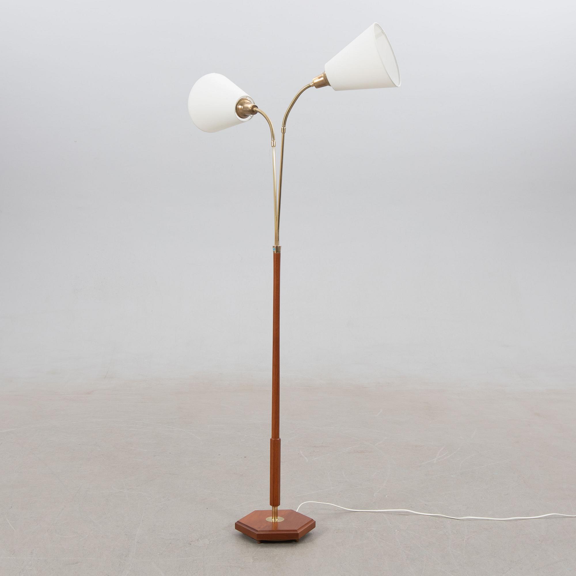 Floor lamp, 1940s.