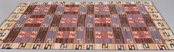 Märta Måås-Fjetterström, MATTA, "Blå Esset", rölakan, ca 248,5 x 191,5  cm, signerad AB MMF.