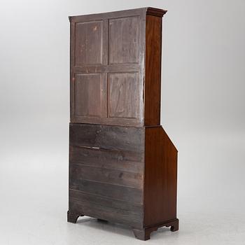 An English mahogany cabinet, 19th Century.