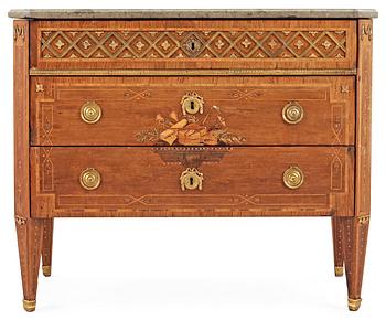 A Gustavian commode by N. P. Stenström, not signed.