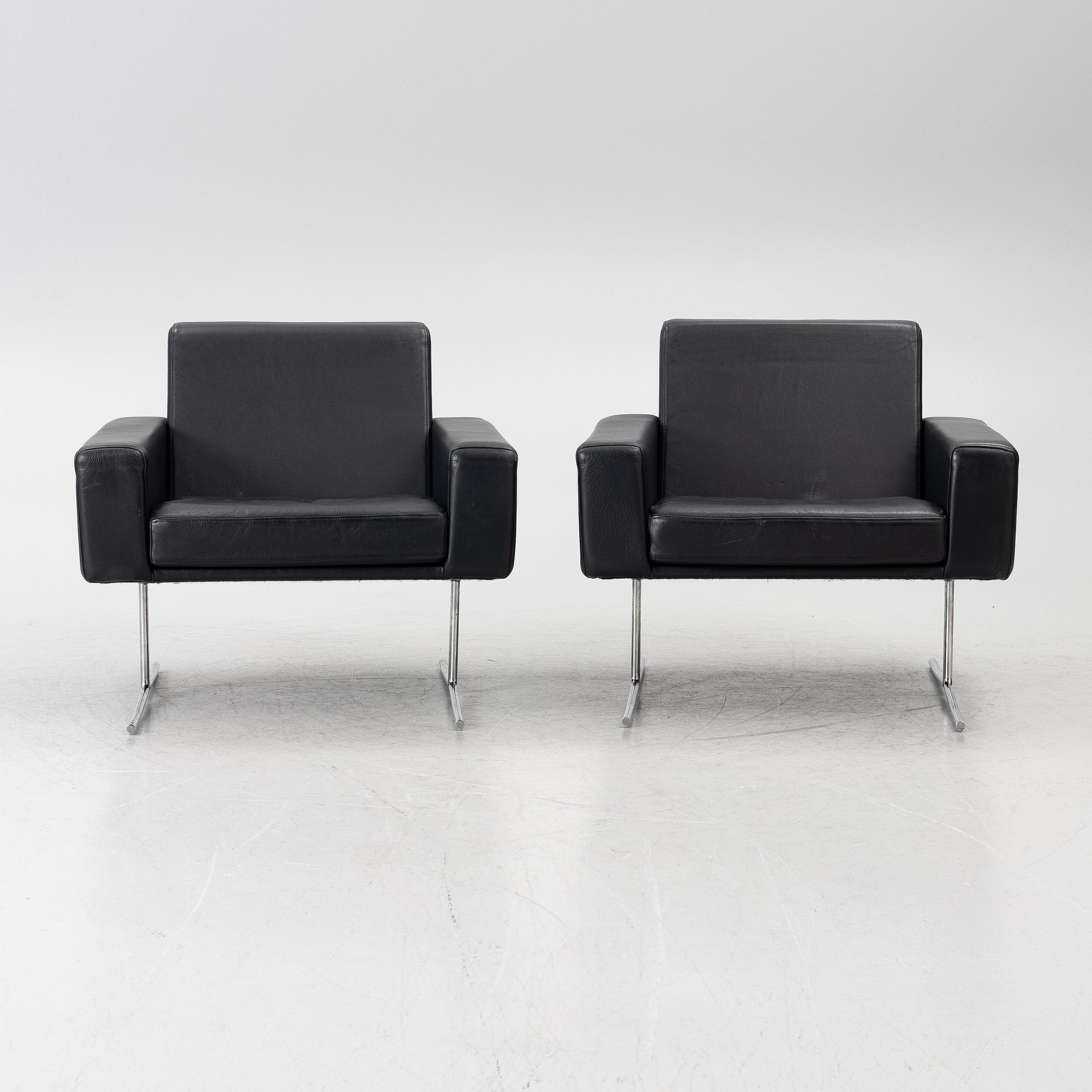 Armchairs, a pair, Danerka, Denmark.