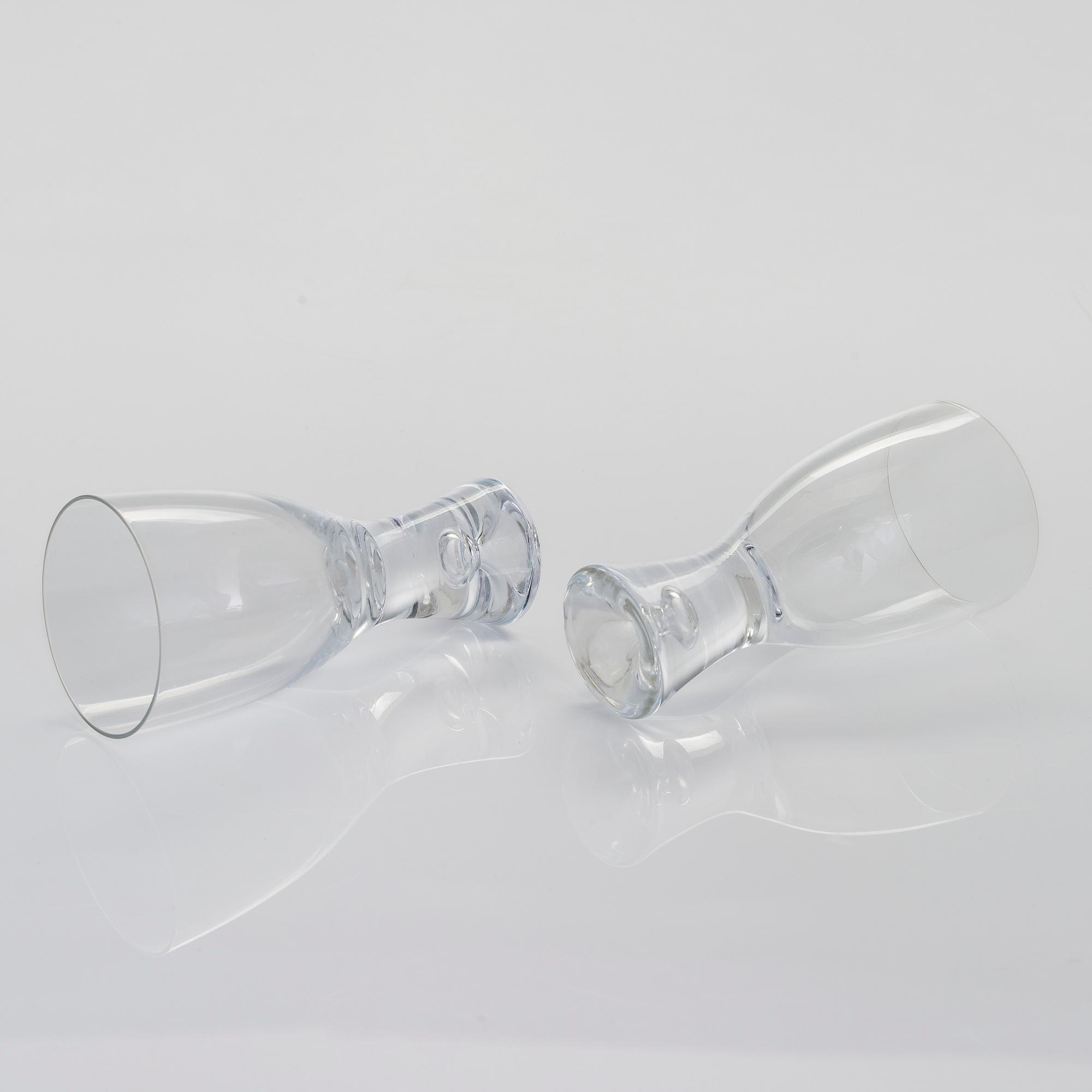 Tapio Wirkkala, lasiastiasto, 35 osaa, "Tapio", Iittala.